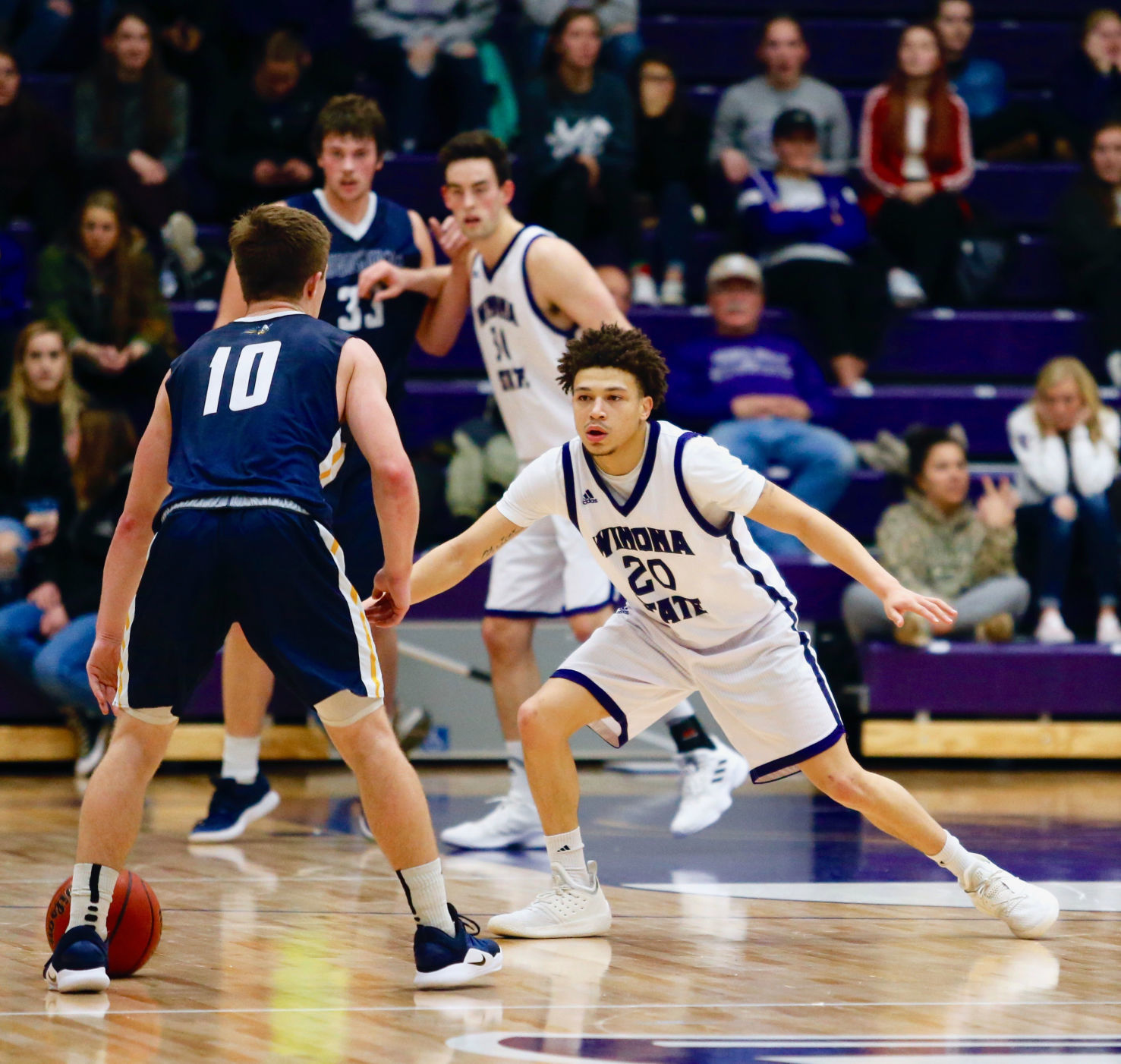 WSU MBB vs Augustana 8
